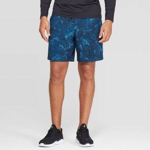 NWT Men's 7" Camo Print Run Shorts  C9 Champion XL